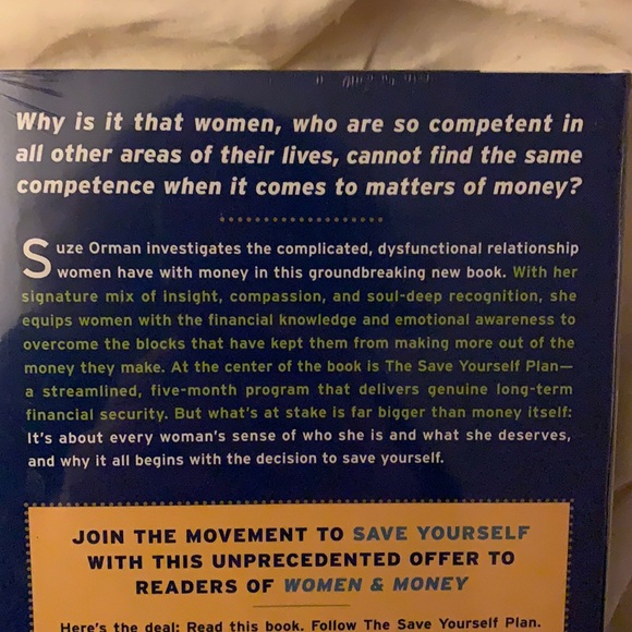 Suze Orman Book Finance Advice Women & Money Hardcover Sealed with bonus gift - Picture 3 of 7